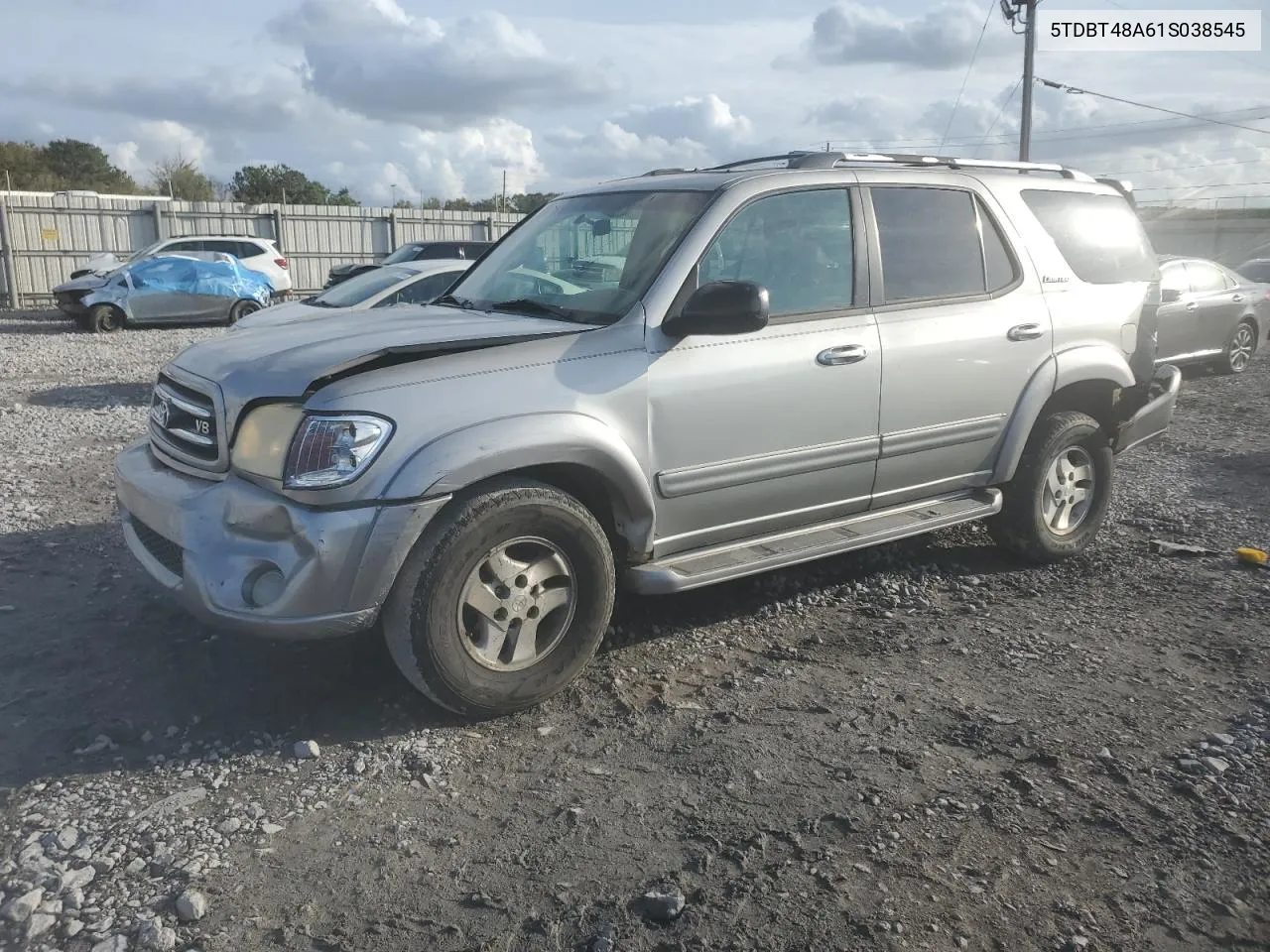 2001 Toyota Sequoia Limited VIN: 5TDBT48A61S038545 Lot: 79078744