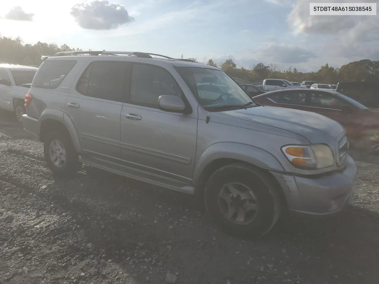 2001 Toyota Sequoia Limited VIN: 5TDBT48A61S038545 Lot: 79078744