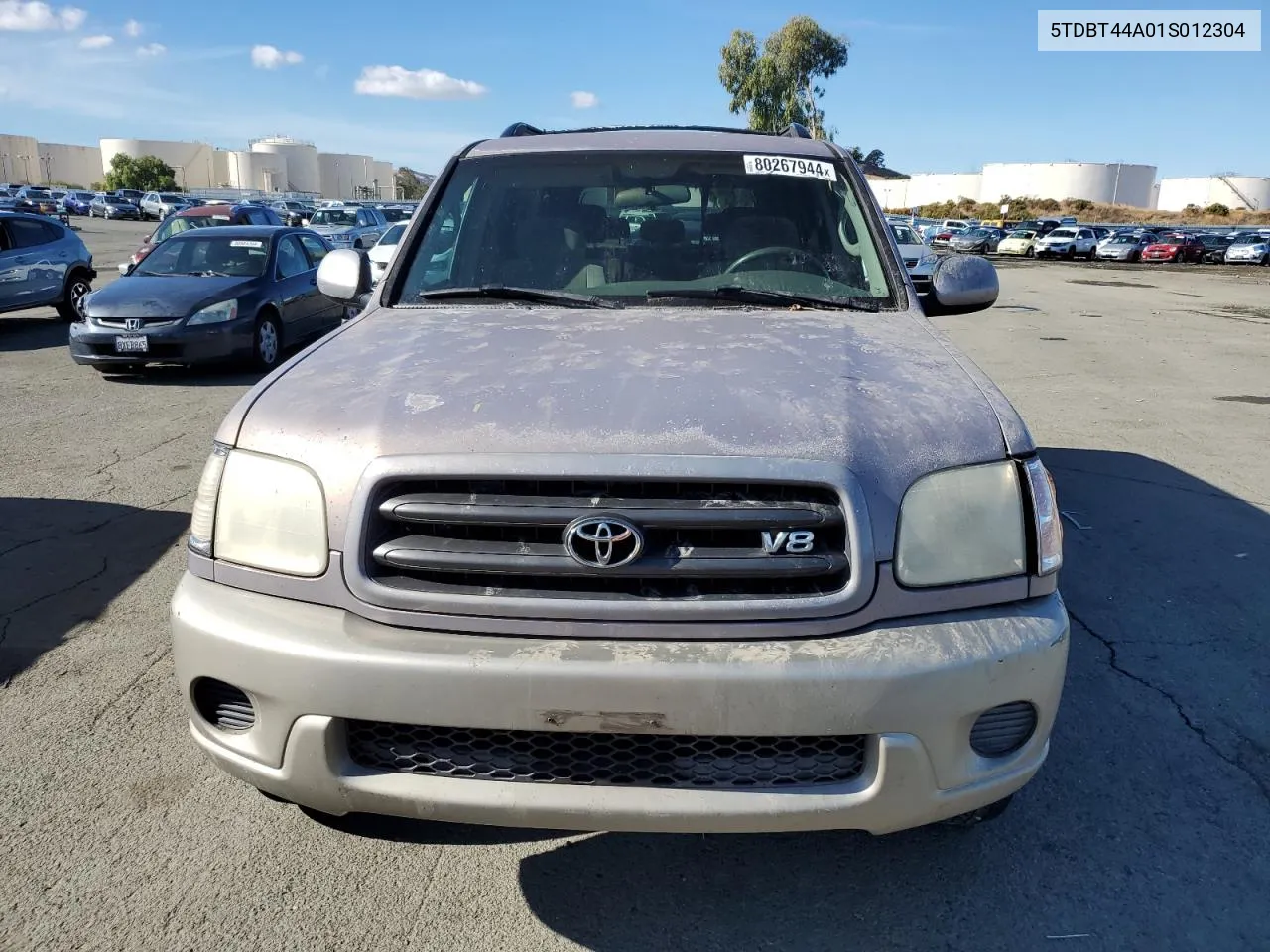 2001 Toyota Sequoia Sr5 VIN: 5TDBT44A01S012304 Lot: 80267944