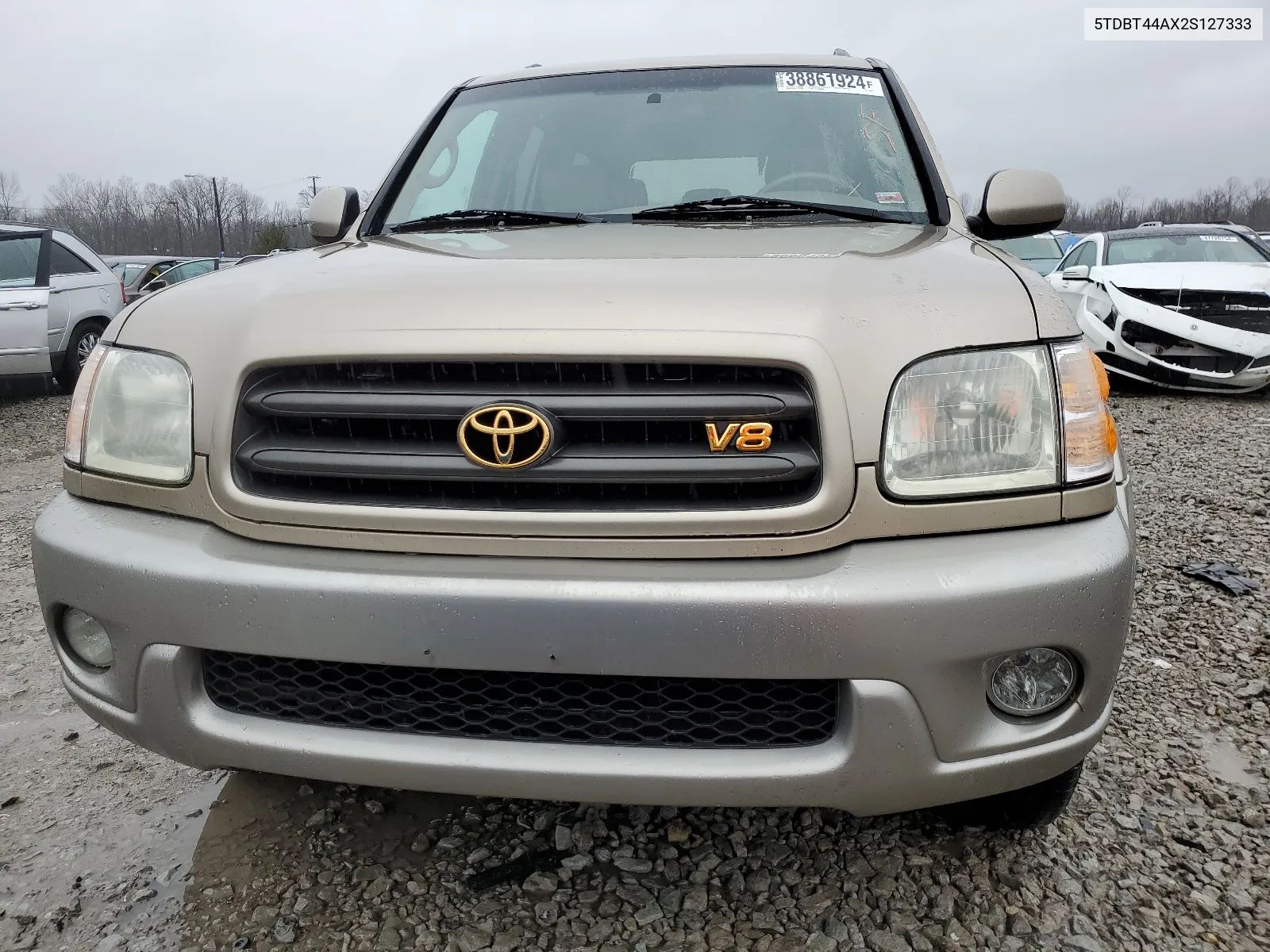 2002 Toyota Sequoia Sr5 VIN: 5TDBT44AX2S127333 Lot: 38861924