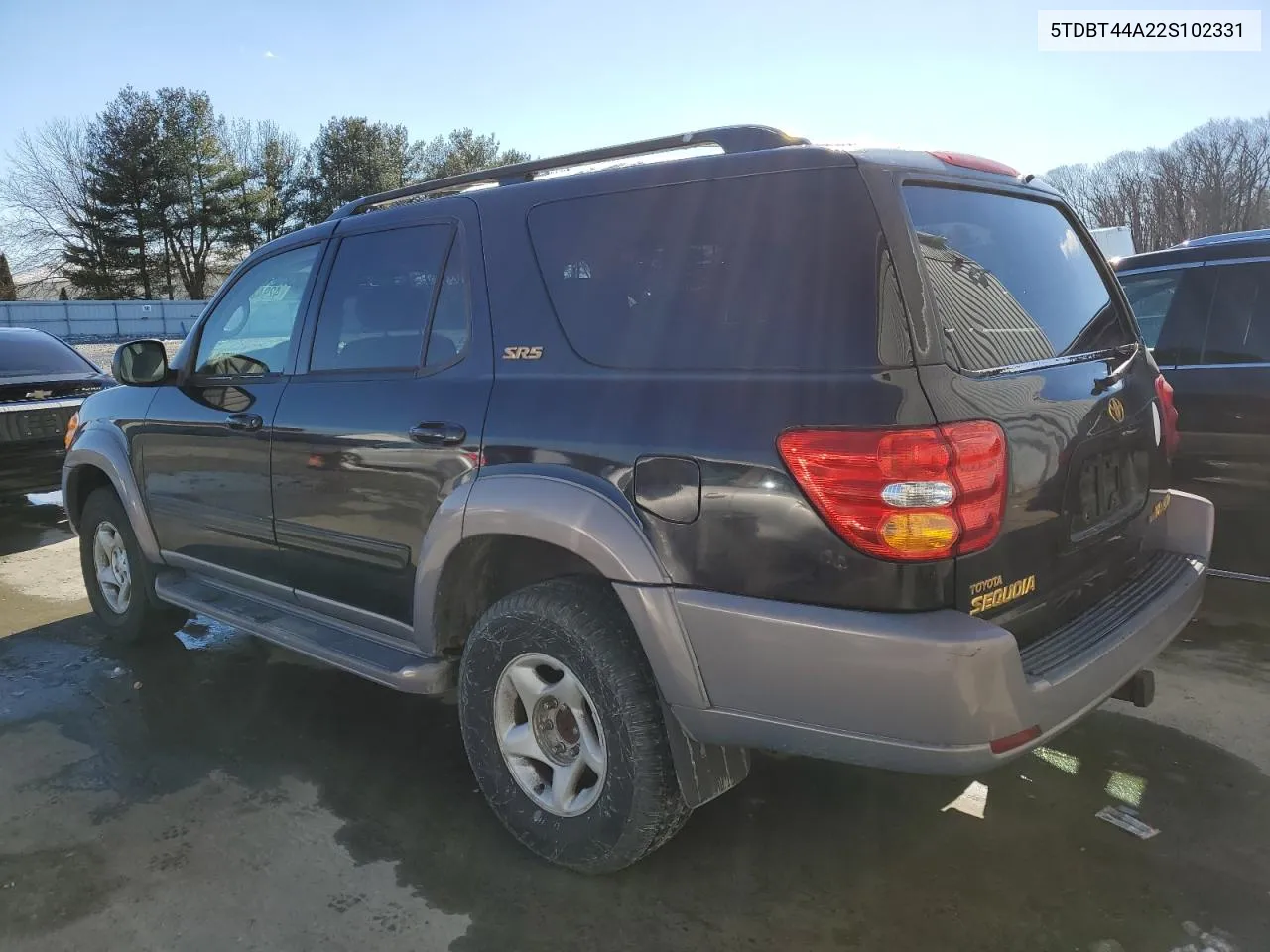 2002 Toyota Sequoia Sr5 VIN: 5TDBT44A22S102331 Lot: 42942774