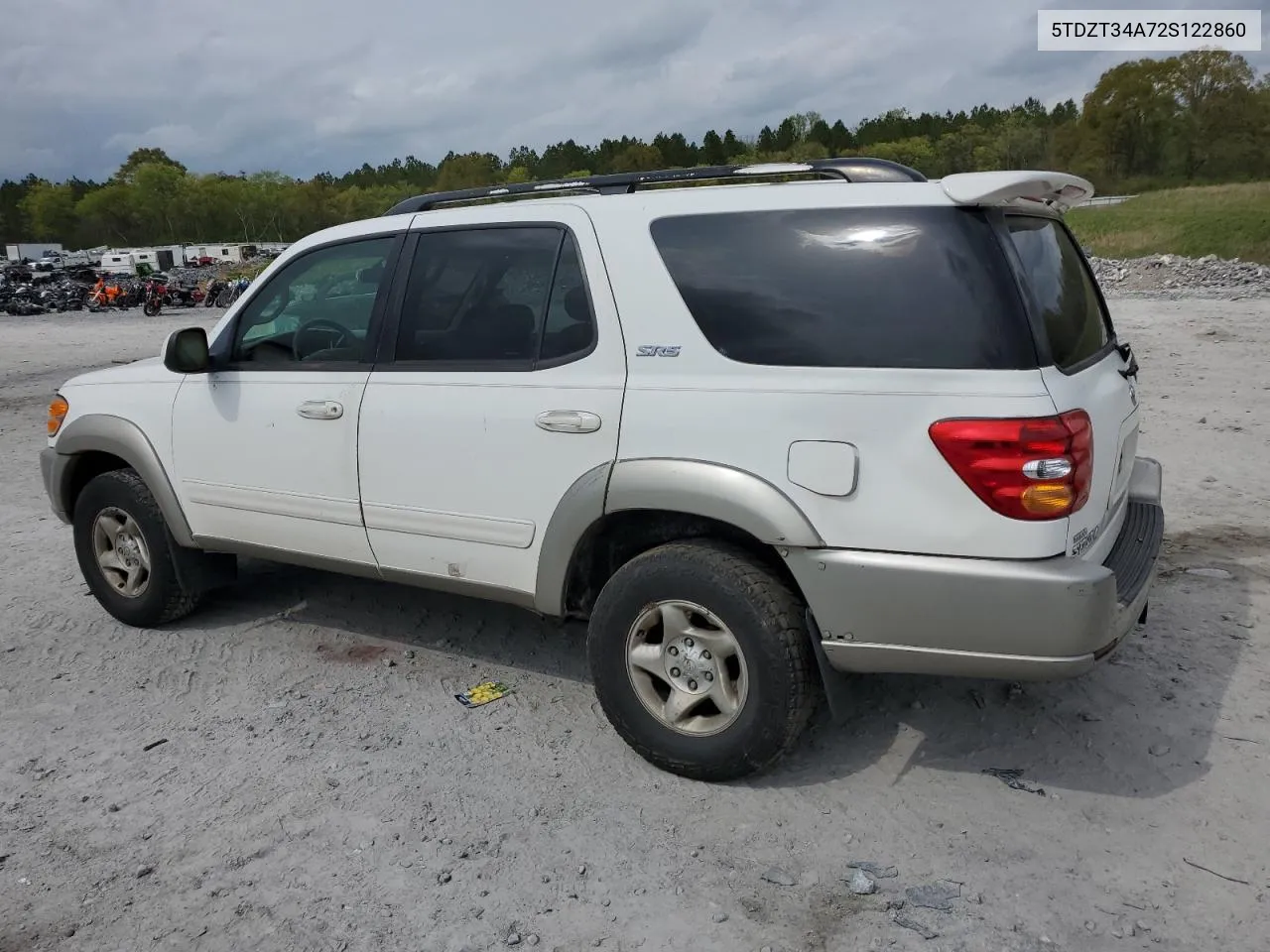 2002 Toyota Sequoia Sr5 VIN: 5TDZT34A72S122860 Lot: 49130354