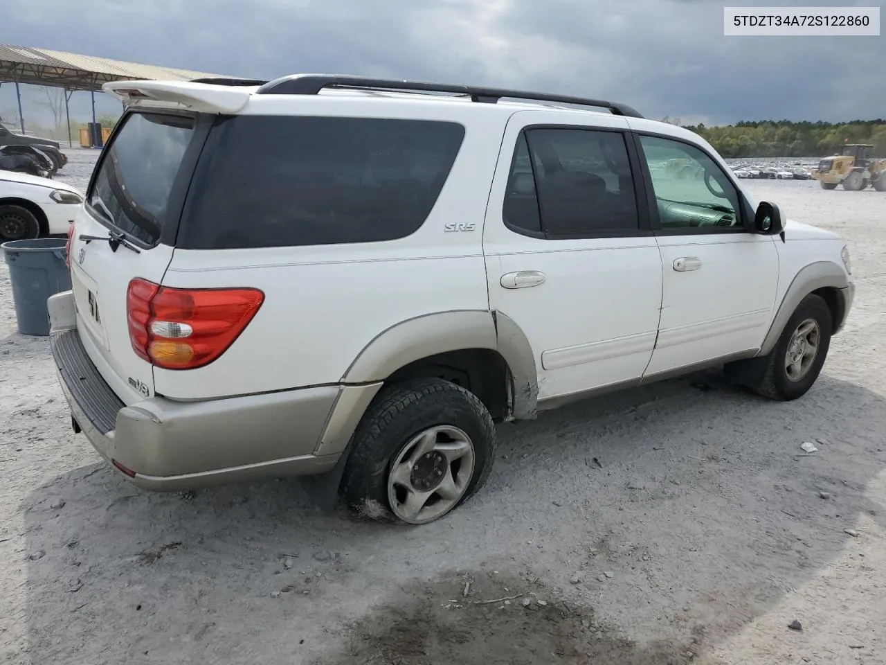 2002 Toyota Sequoia Sr5 VIN: 5TDZT34A72S122860 Lot: 49130354