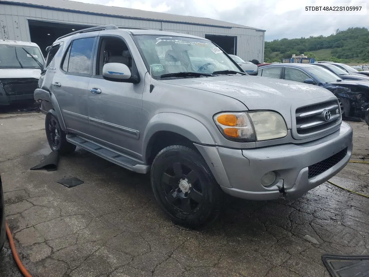 2002 Toyota Sequoia Limited VIN: 5TDBT48A22S105997 Lot: 57419334