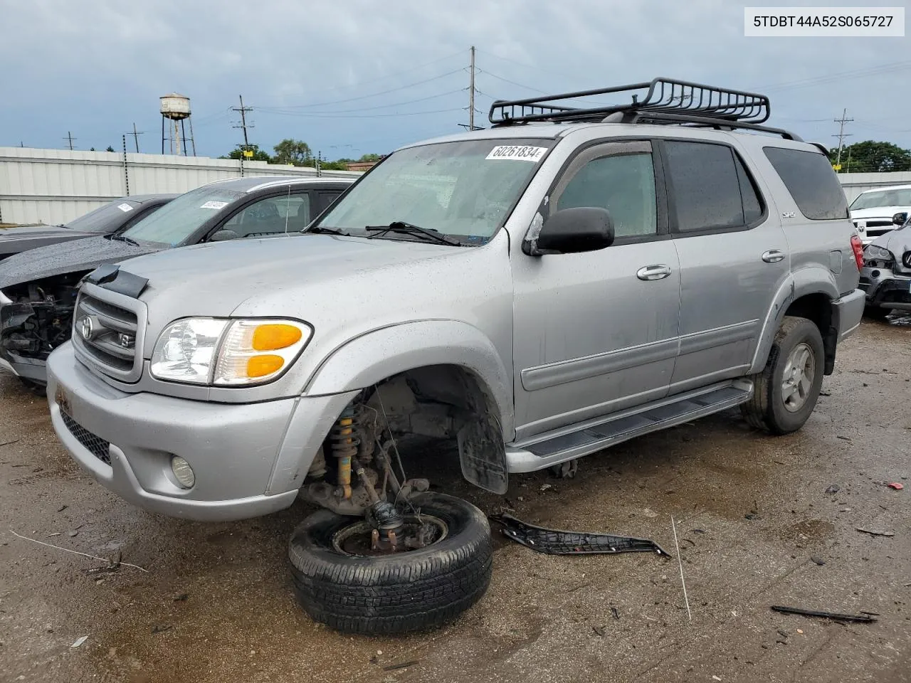 2002 Toyota Sequoia Sr5 VIN: 5TDBT44A52S065727 Lot: 62276234