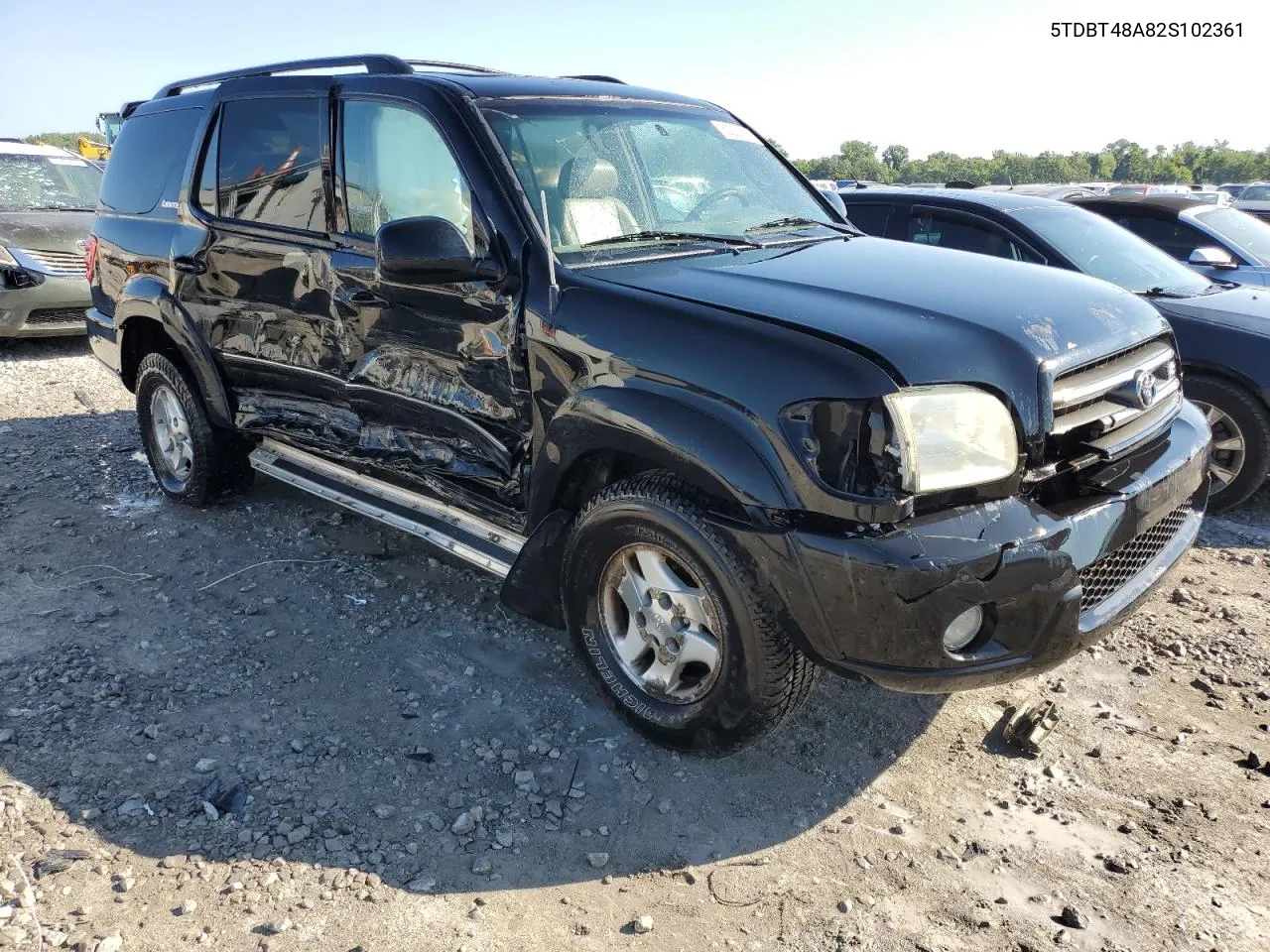 2002 Toyota Sequoia Limited VIN: 5TDBT48A82S102361 Lot: 63303614