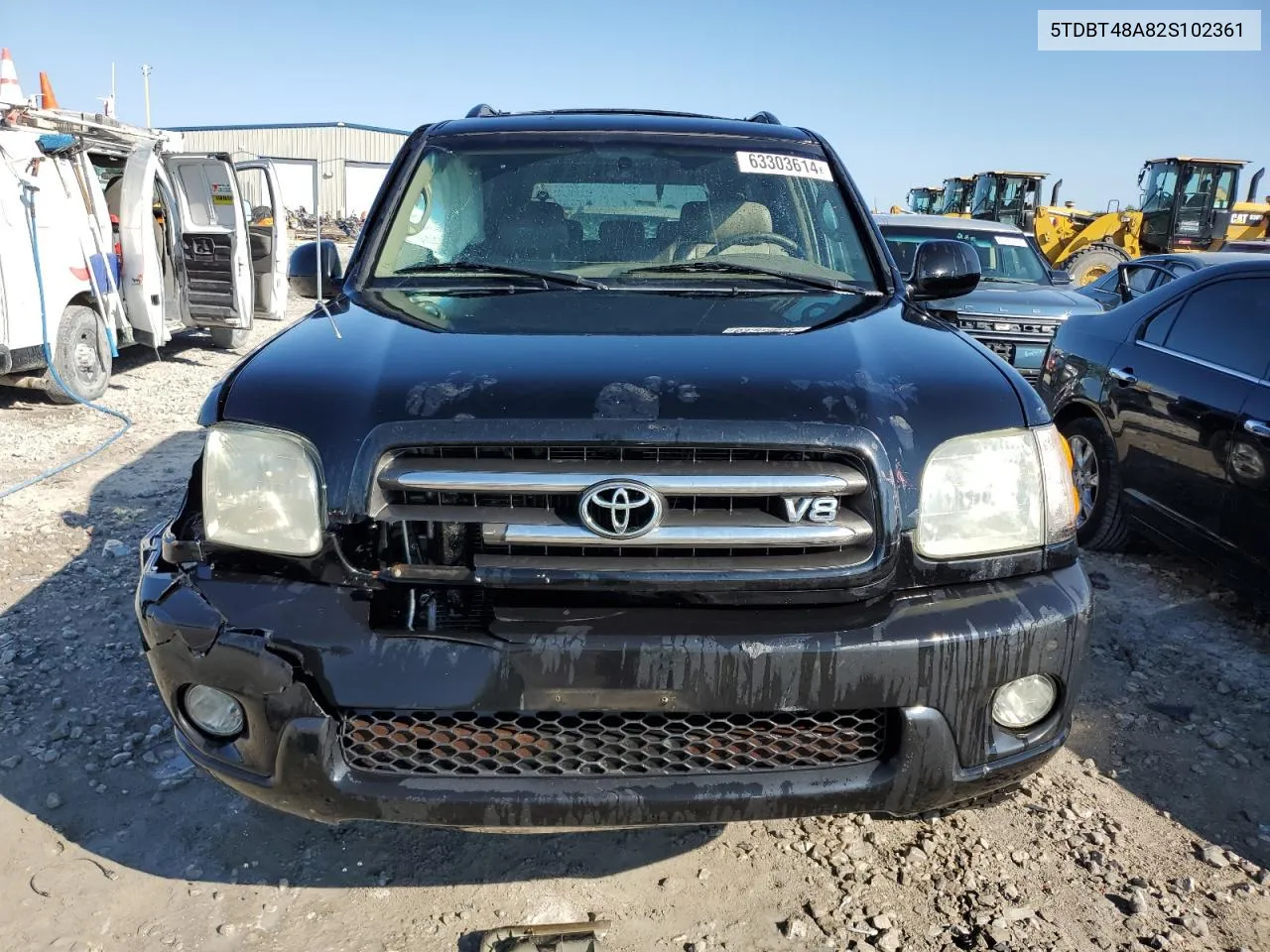 2002 Toyota Sequoia Limited VIN: 5TDBT48A82S102361 Lot: 63303614