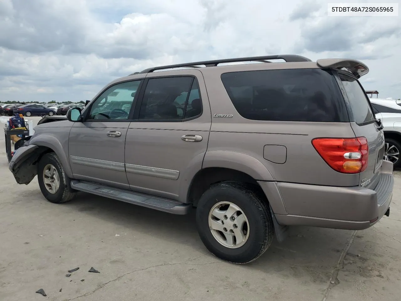 2002 Toyota Sequoia Limited VIN: 5TDBT48A72S065965 Lot: 64317244