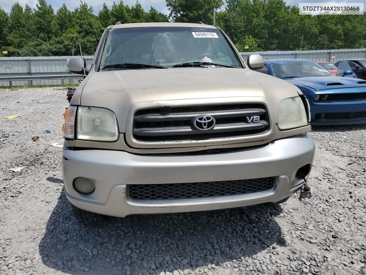 2002 Toyota Sequoia Sr5 VIN: 5TDZT34AX2S130466 Lot: 64946114