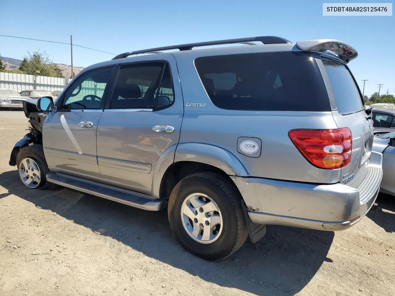 2002 Toyota Sequoia Limited VIN: 5TDBT48A82S125476 Lot: 68103074