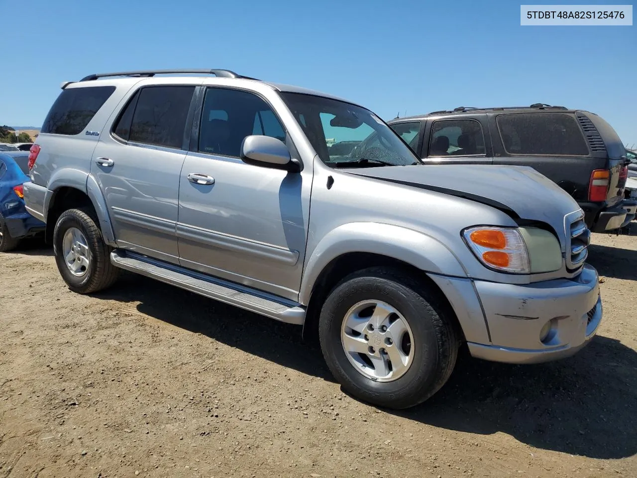 2002 Toyota Sequoia Limited VIN: 5TDBT48A82S125476 Lot: 68103074