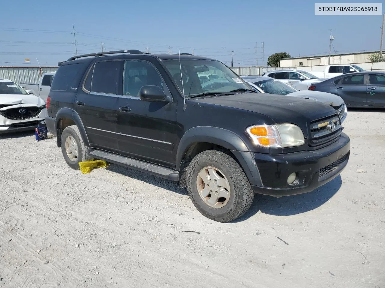 2002 Toyota Sequoia Limited VIN: 5TDBT48A92S065918 Lot: 68670374