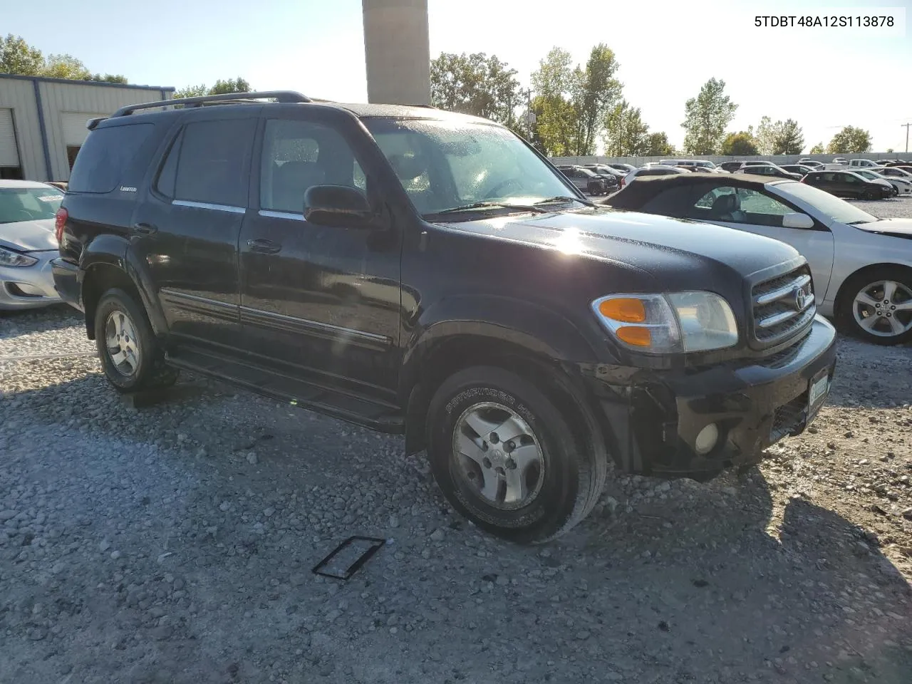 2002 Toyota Sequoia Limited VIN: 5TDBT48A12S113878 Lot: 71793114