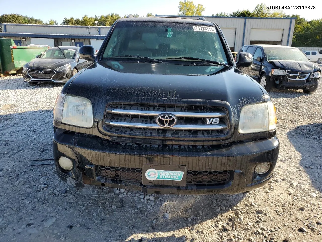 2002 Toyota Sequoia Limited VIN: 5TDBT48A12S113878 Lot: 71793114