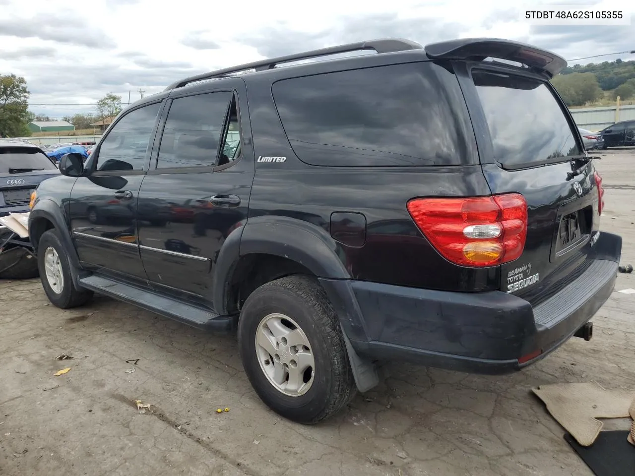 2002 Toyota Sequoia Limited VIN: 5TDBT48A62S105355 Lot: 72385914