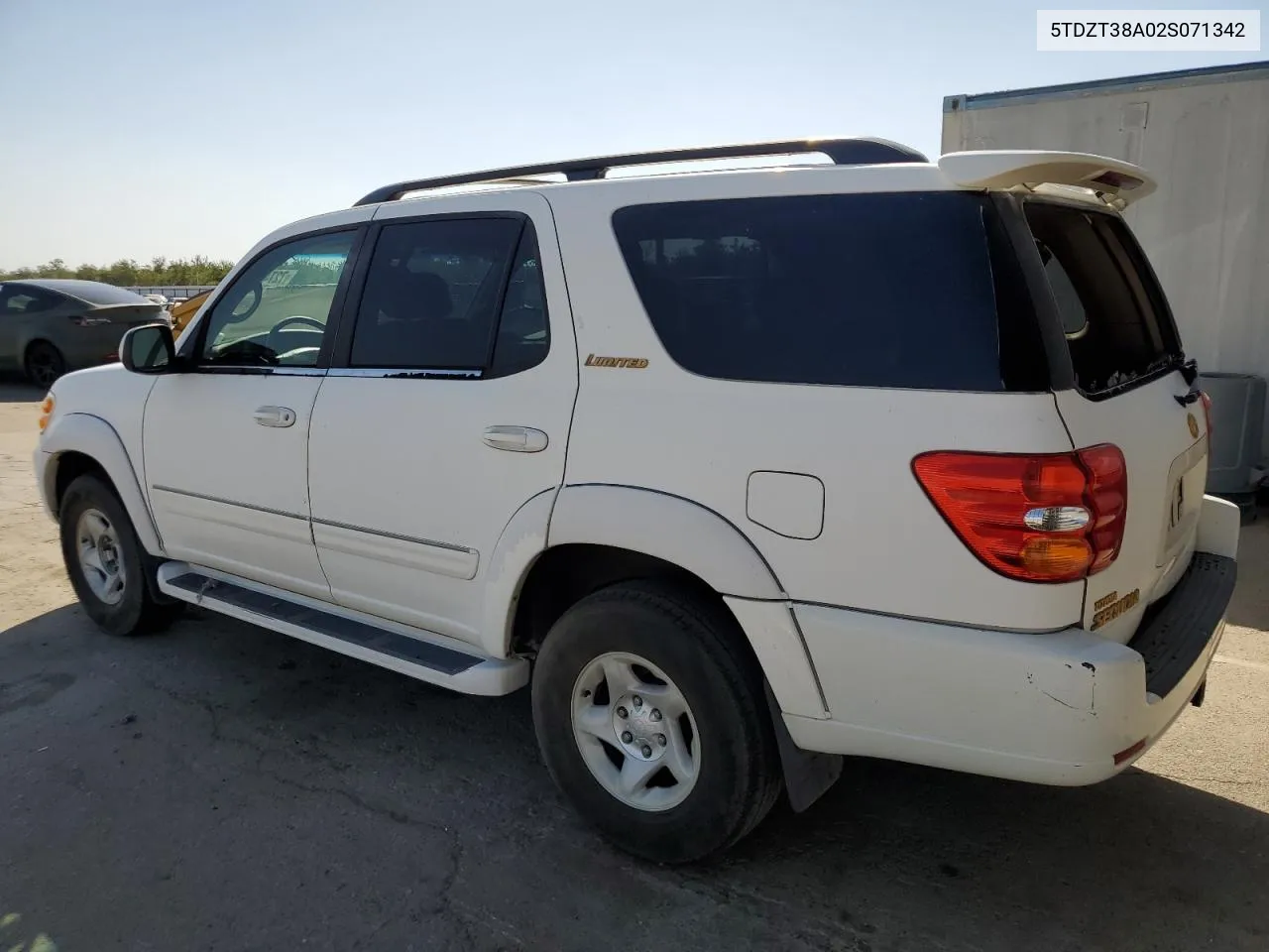 5TDZT38A02S071342 2002 Toyota Sequoia Limited