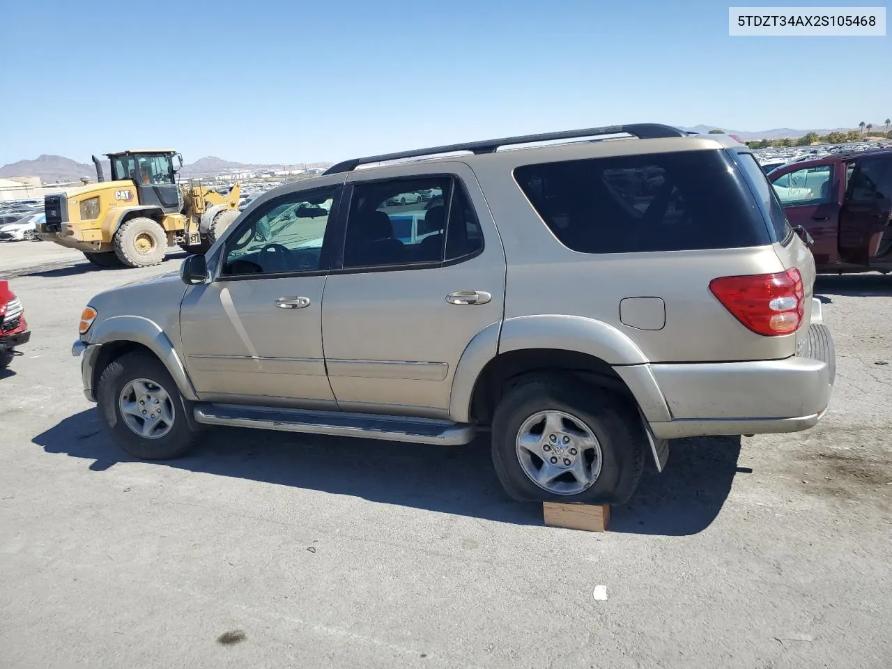 2002 Toyota Sequoia Sr5 VIN: 5TDZT34AX2S105468 Lot: 72841824