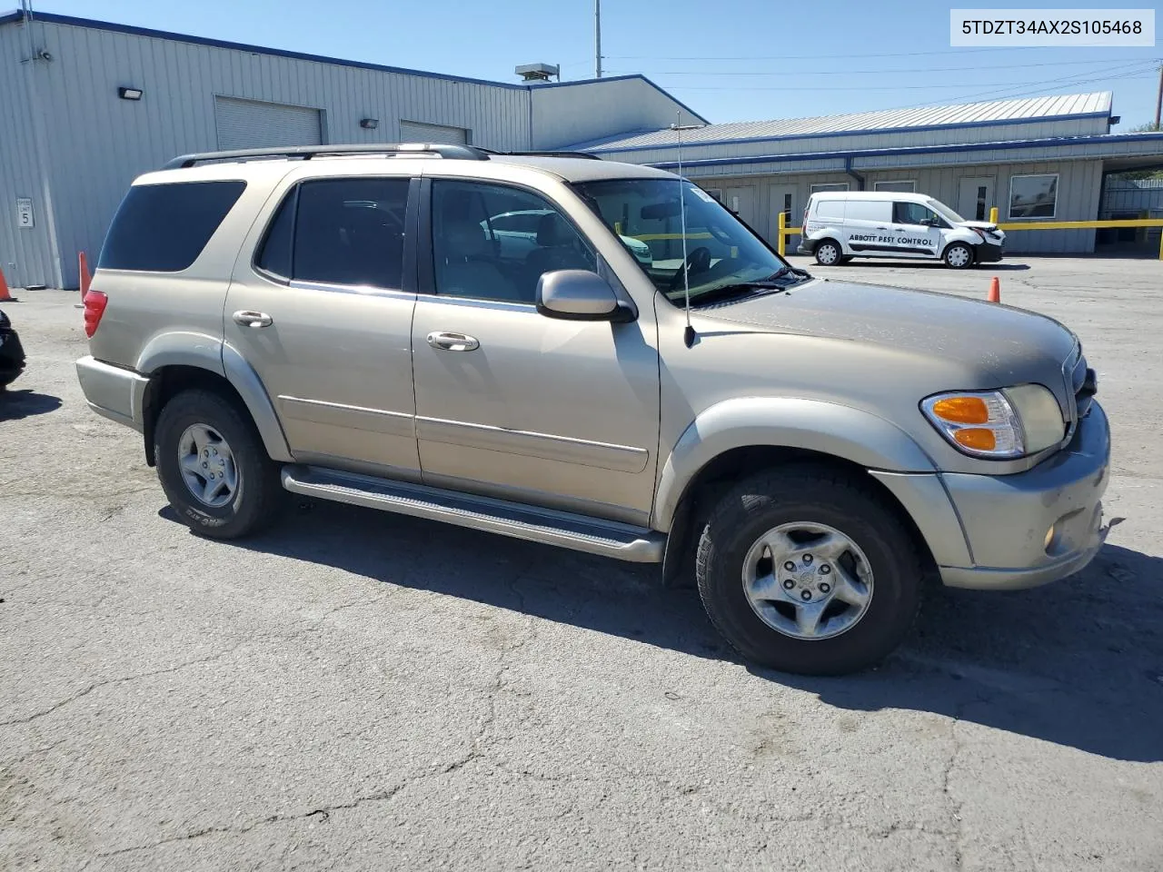 2002 Toyota Sequoia Sr5 VIN: 5TDZT34AX2S105468 Lot: 72841824