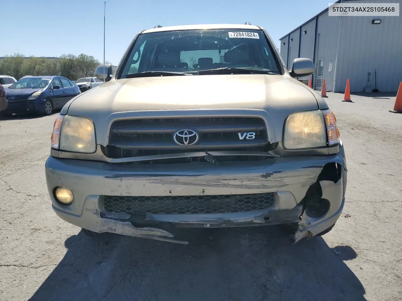 2002 Toyota Sequoia Sr5 VIN: 5TDZT34AX2S105468 Lot: 72841824