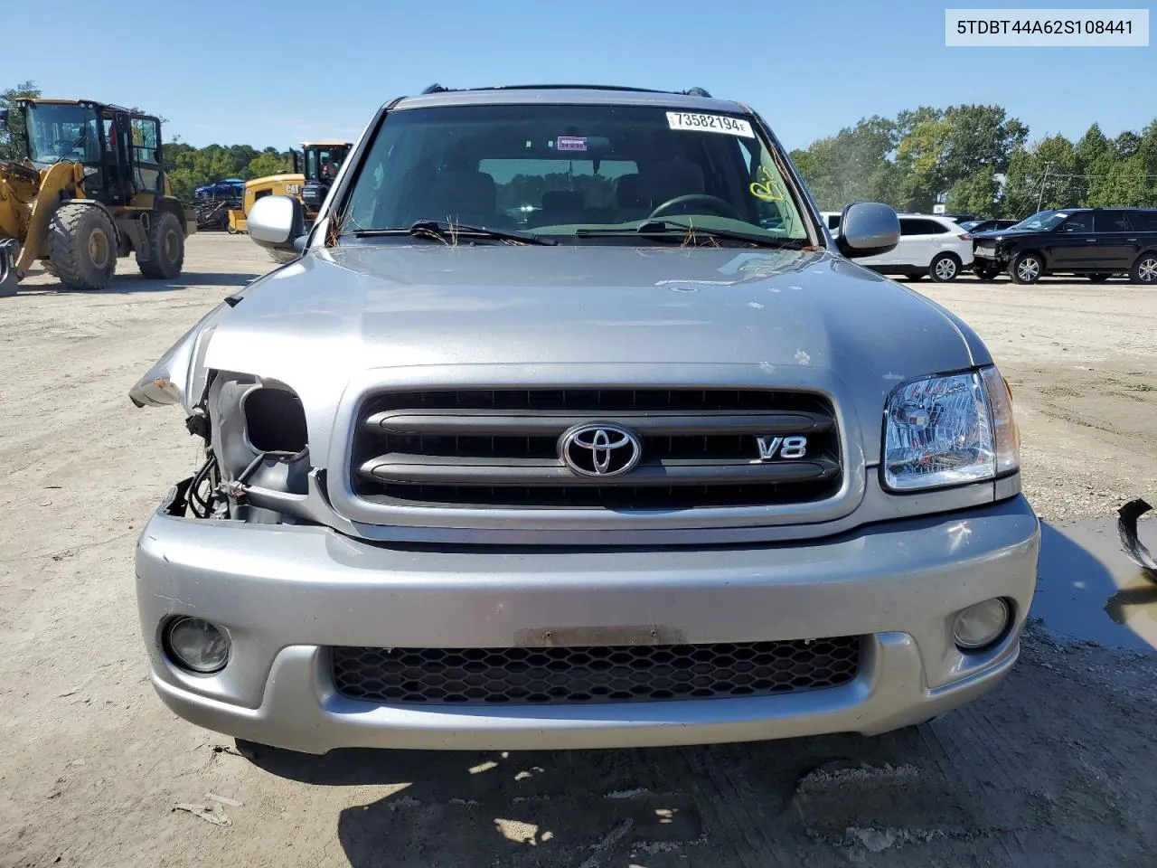 2002 Toyota Sequoia Sr5 VIN: 5TDBT44A62S108441 Lot: 73582194