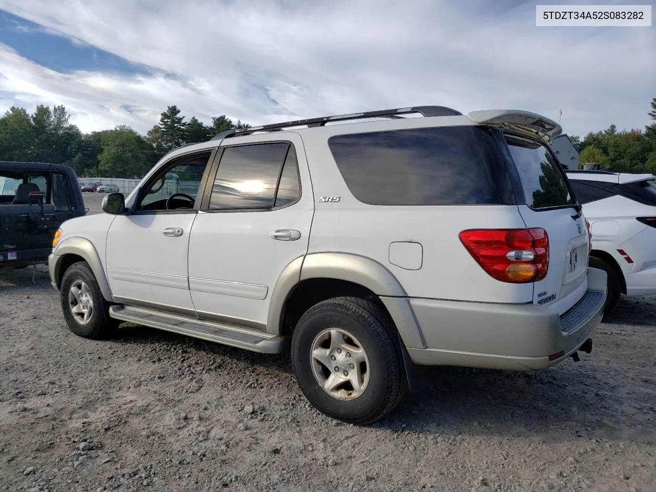 2002 Toyota Sequoia Sr5 VIN: 5TDZT34A52S083282 Lot: 73734884