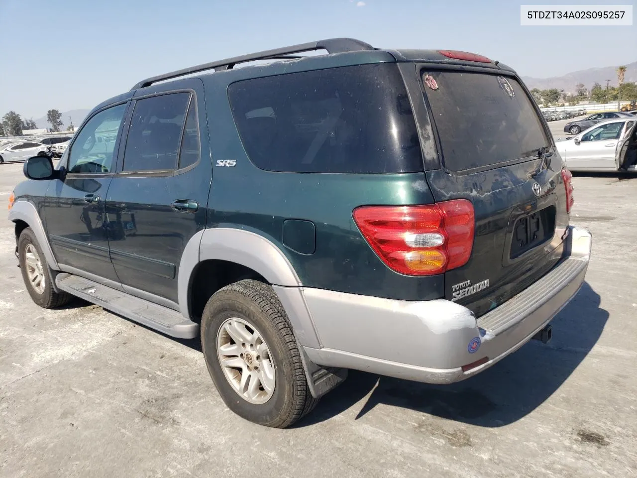 2002 Toyota Sequoia Sr5 VIN: 5TDZT34A02S095257 Lot: 74048654