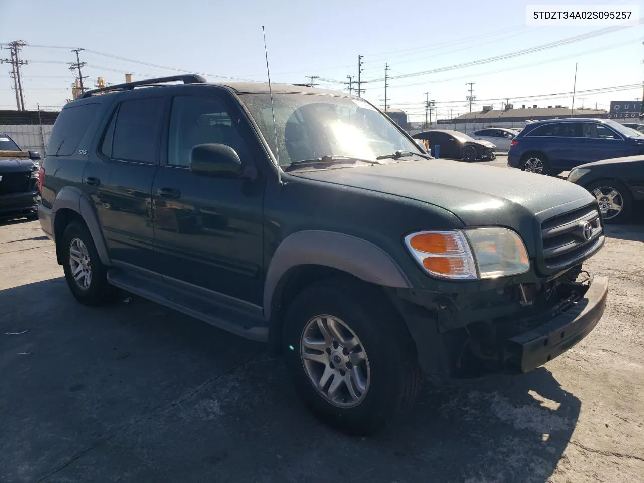 2002 Toyota Sequoia Sr5 VIN: 5TDZT34A02S095257 Lot: 74048654