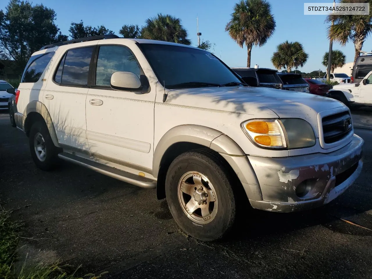 2002 Toyota Sequoia Sr5 VIN: 5TDZT34A52S124722 Lot: 74234754