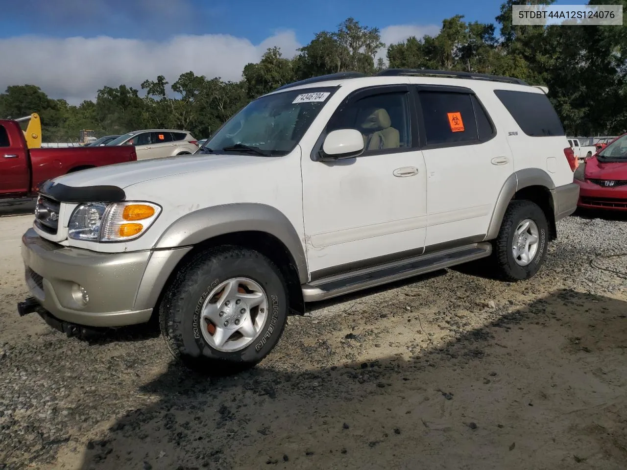 5TDBT44A12S124076 2002 Toyota Sequoia Sr5