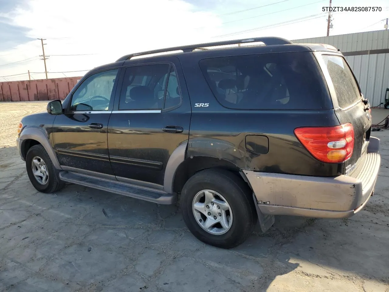 2002 Toyota Sequoia Sr5 VIN: 5TDZT34A82S087570 Lot: 75046764