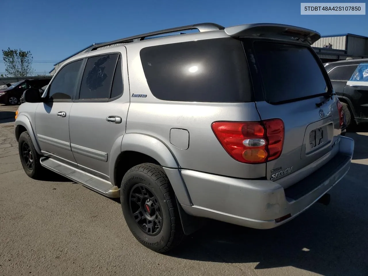 2002 Toyota Sequoia Limited VIN: 5TDBT48A42S107850 Lot: 75254314