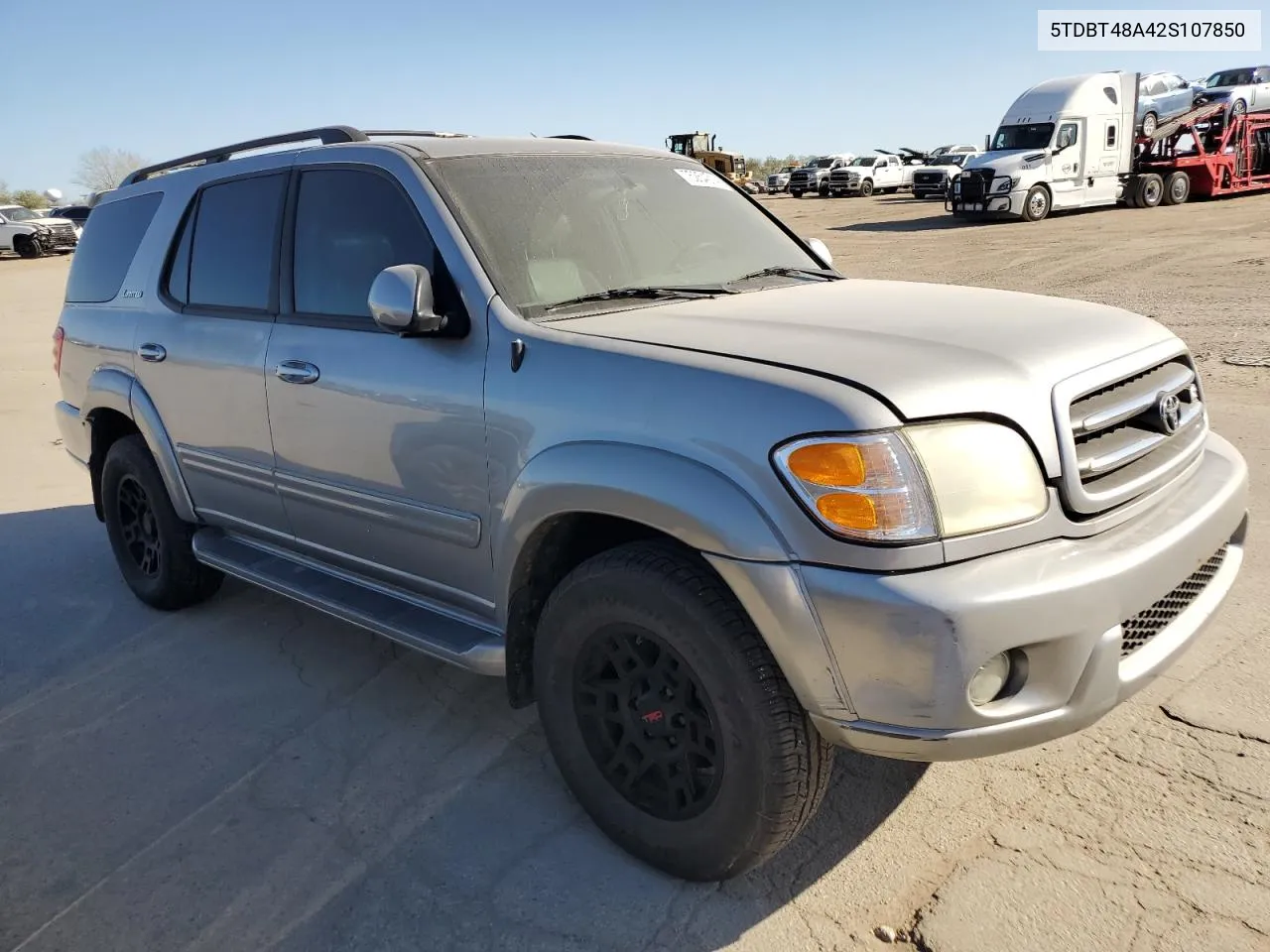 2002 Toyota Sequoia Limited VIN: 5TDBT48A42S107850 Lot: 75254314