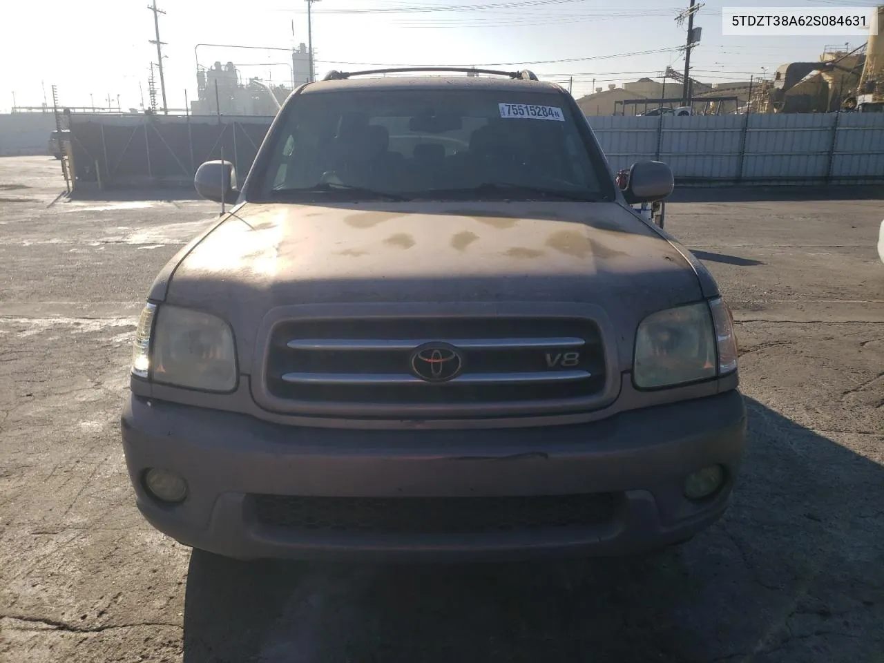 2002 Toyota Sequoia Limited VIN: 5TDZT38A62S084631 Lot: 75515284