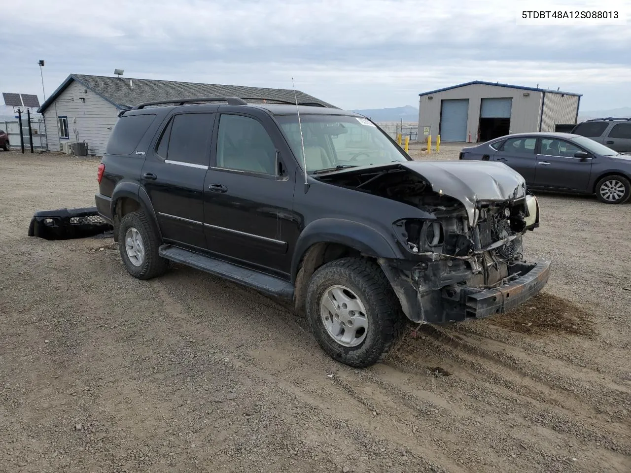 2002 Toyota Sequoia Limited VIN: 5TDBT48A12S088013 Lot: 76388794