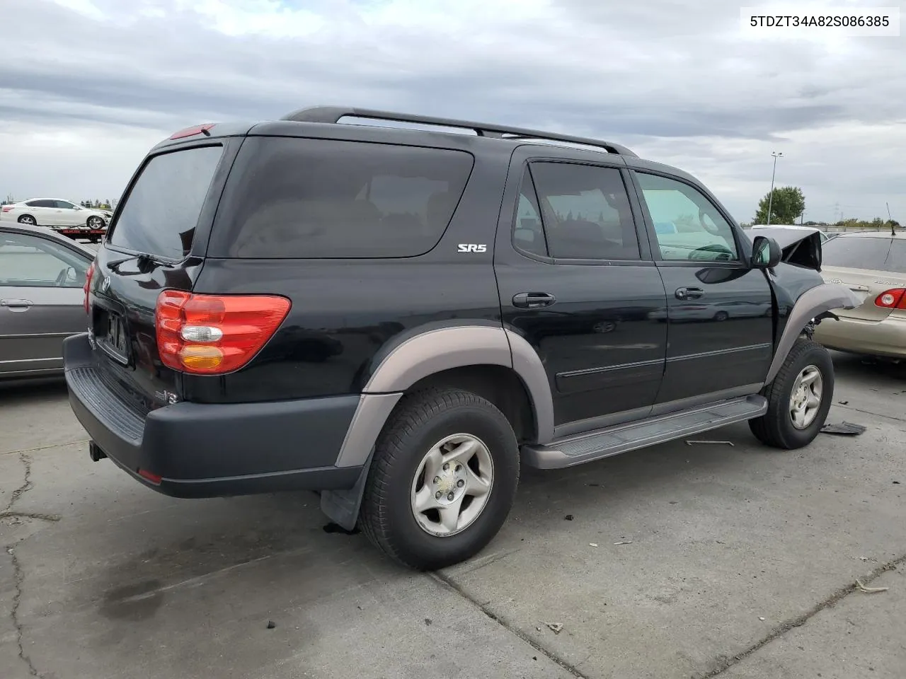 2002 Toyota Sequoia Sr5 VIN: 5TDZT34A82S086385 Lot: 76409704