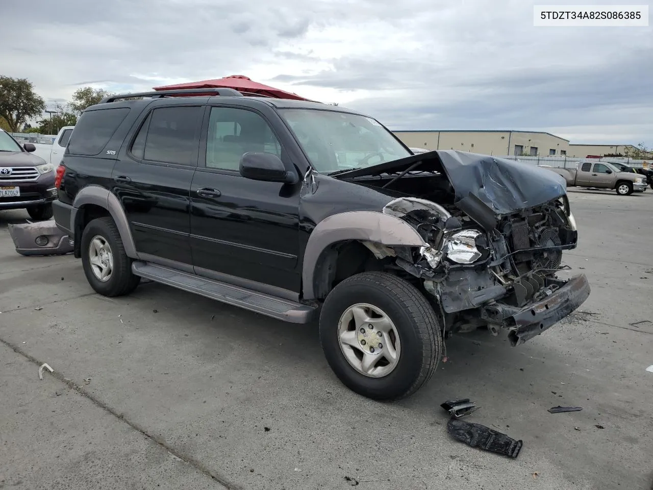 2002 Toyota Sequoia Sr5 VIN: 5TDZT34A82S086385 Lot: 76409704