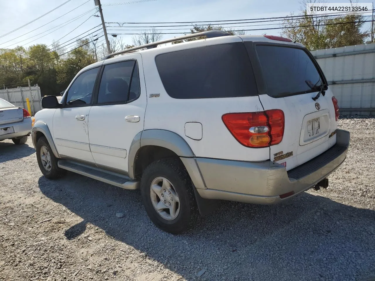 2002 Toyota Sequoia Sr5 VIN: 5TDBT44A22S133546 Lot: 76980194