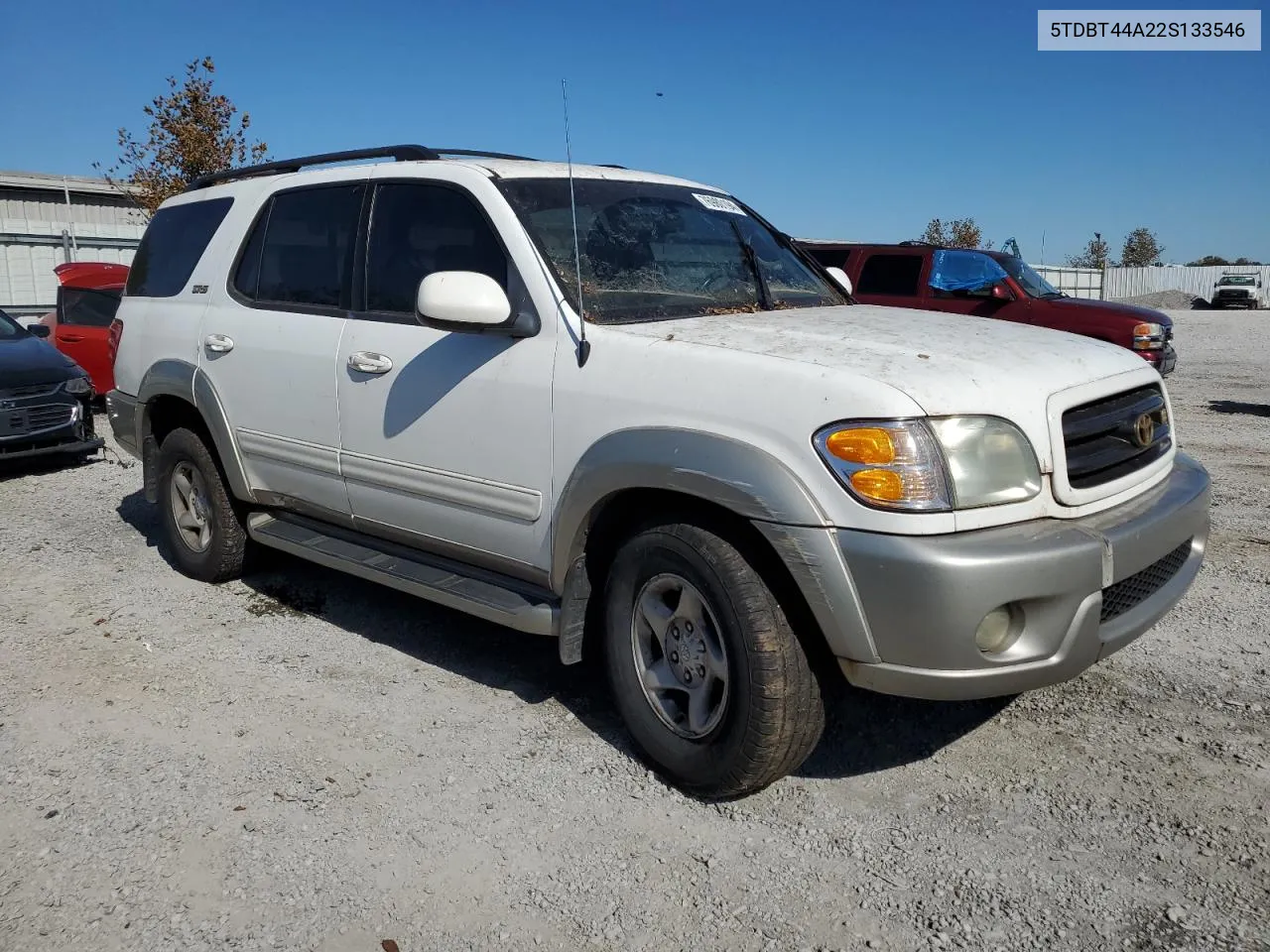 2002 Toyota Sequoia Sr5 VIN: 5TDBT44A22S133546 Lot: 76980194