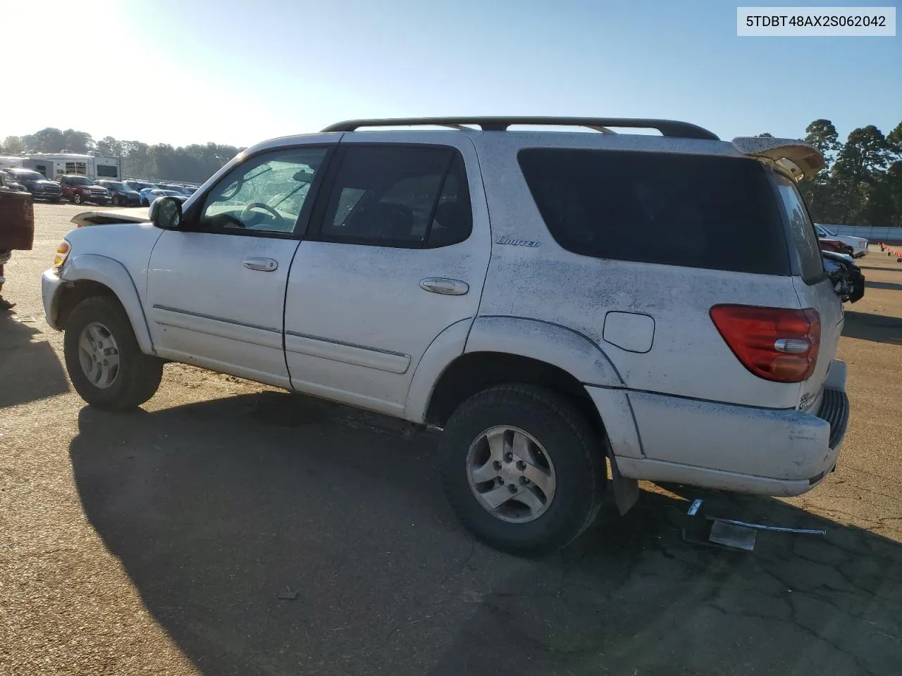 2002 Toyota Sequoia Limited VIN: 5TDBT48AX2S062042 Lot: 77149774