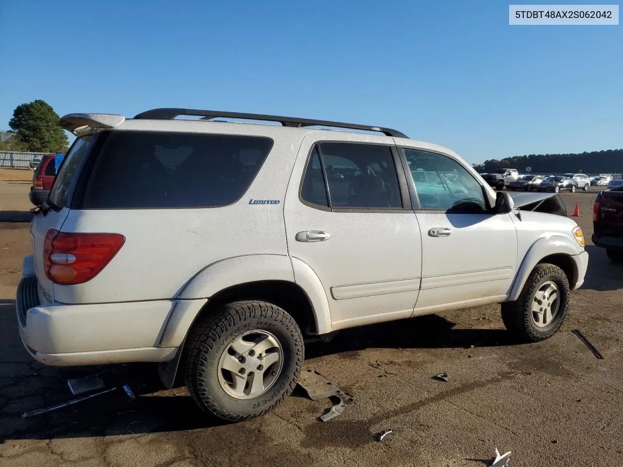 2002 Toyota Sequoia Limited VIN: 5TDBT48AX2S062042 Lot: 77149774