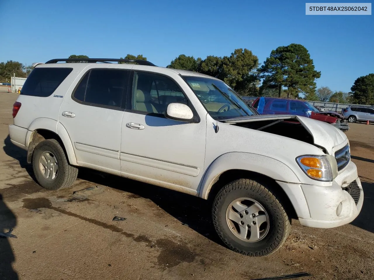 2002 Toyota Sequoia Limited VIN: 5TDBT48AX2S062042 Lot: 77149774