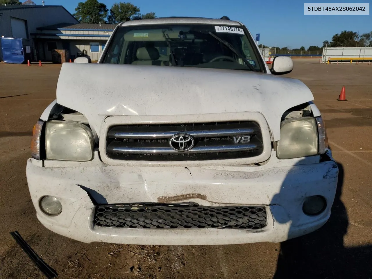 2002 Toyota Sequoia Limited VIN: 5TDBT48AX2S062042 Lot: 77149774