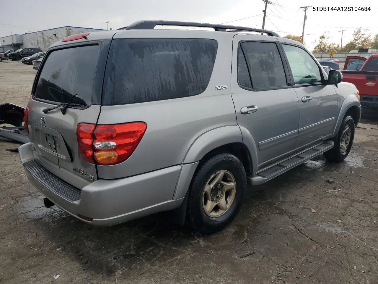 2002 Toyota Sequoia Sr5 VIN: 5TDBT44A12S104684 Lot: 77390564