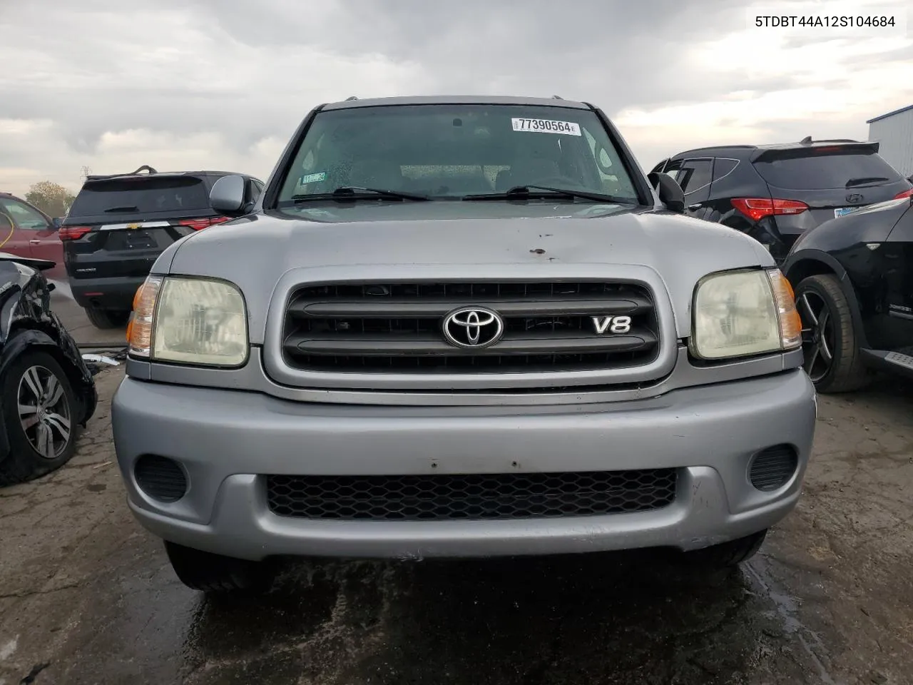 2002 Toyota Sequoia Sr5 VIN: 5TDBT44A12S104684 Lot: 77390564