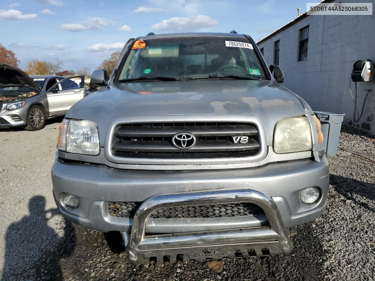 2002 Toyota Sequoia Sr5 VIN: 5TDBT44A52S068305 Lot: 78625974