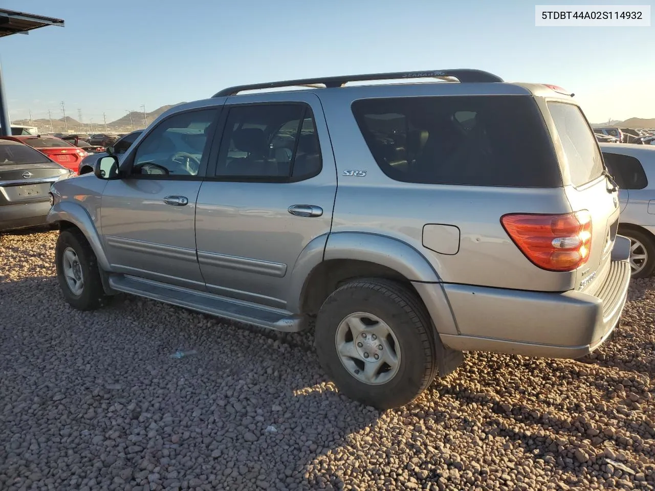 2002 Toyota Sequoia Sr5 VIN: 5TDBT44A02S114932 Lot: 78747324