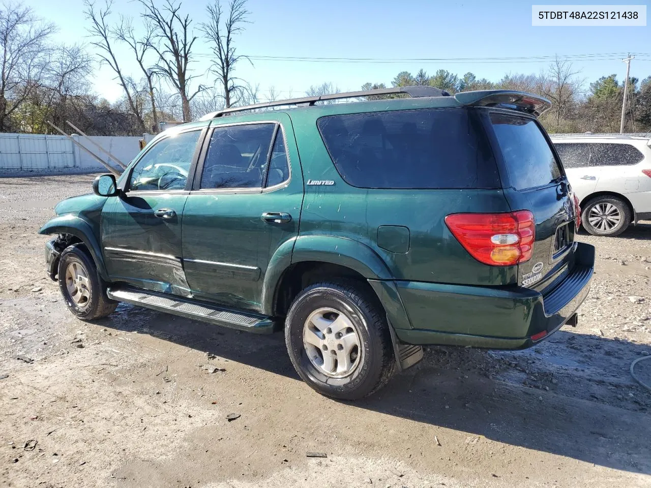 2002 Toyota Sequoia Limited VIN: 5TDBT48A22S121438 Lot: 79415814