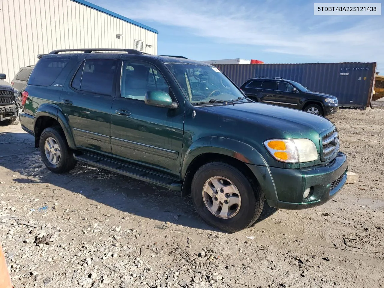 2002 Toyota Sequoia Limited VIN: 5TDBT48A22S121438 Lot: 79415814