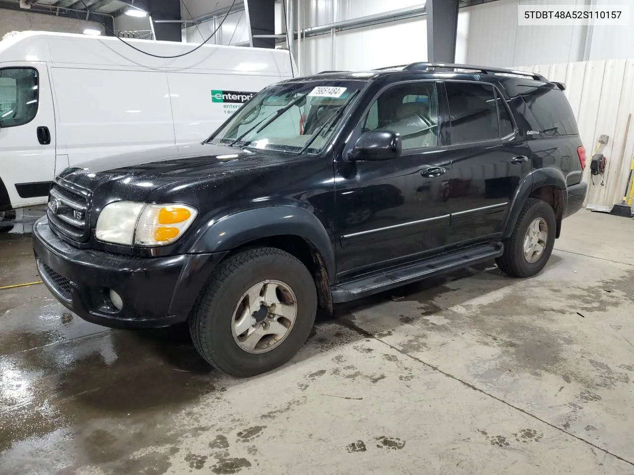 2002 Toyota Sequoia Limited VIN: 5TDBT48A52S110157 Lot: 79951484