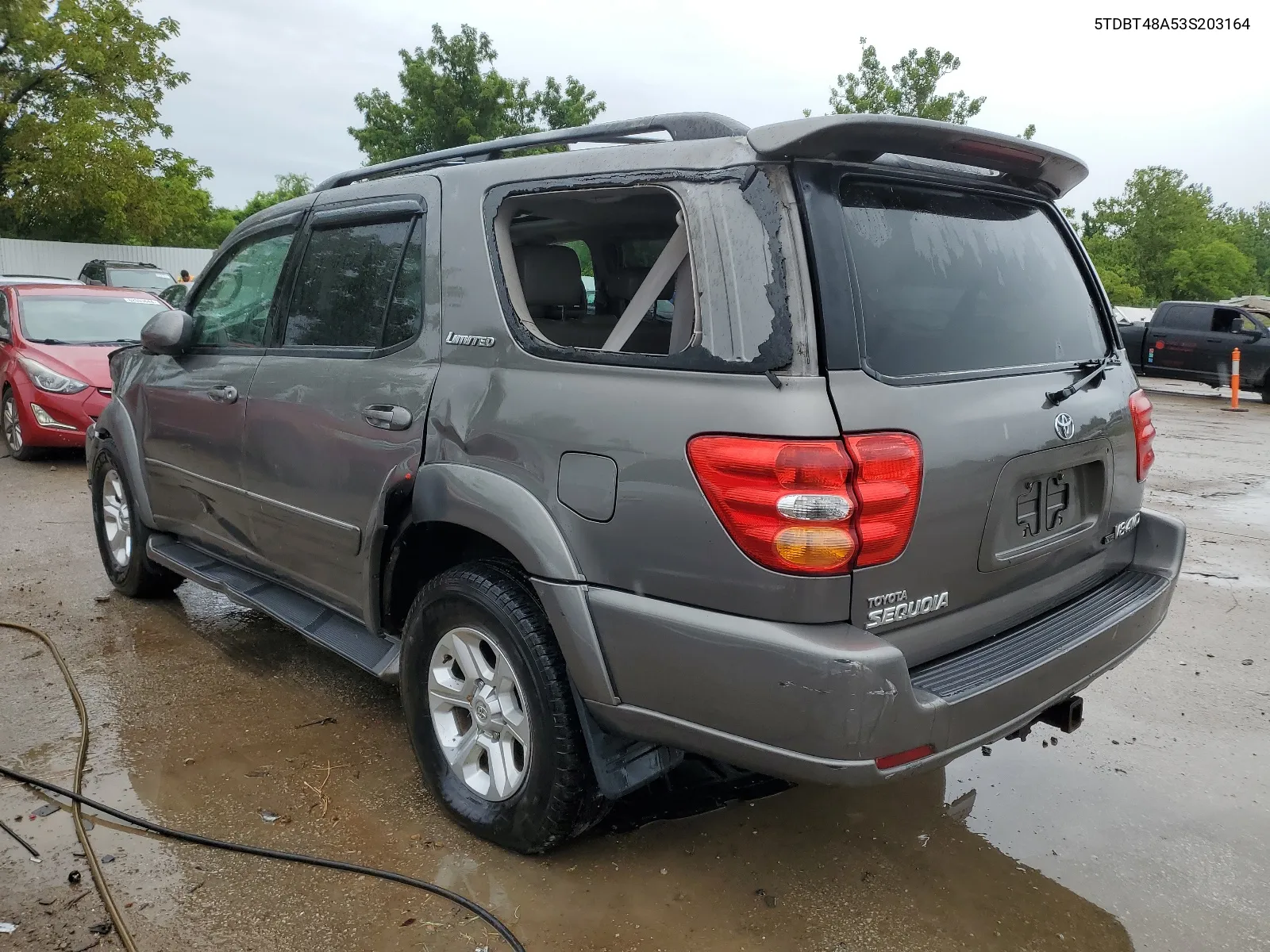 2003 Toyota Sequoia Limited VIN: 5TDBT48A53S203164 Lot: 62216854